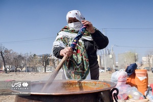 جشنواره سمنو پزان در بجنورد