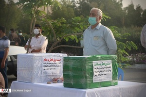 نماز عید سعید فطر در ساحل بوشهر