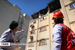 آتش سوزی واحد مسکونی  در اهواز