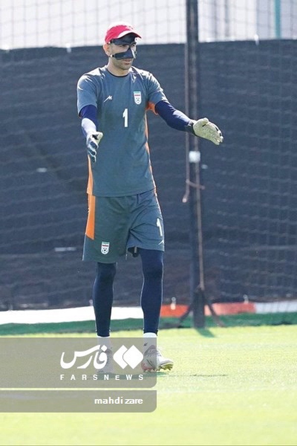 گزارش تصویری از آخرین تمرین تیم‌ملی پیش از بازی با ولز و حضور بیرانوند
