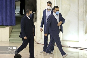 محمد مهدی اسماعیلی وزیر فرهنگ و ارشاد اسلامی در نماز جمعه /22 بهمن 1400