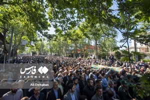 مراسم تشییع شهید مقداد مهقانی در گرگان 