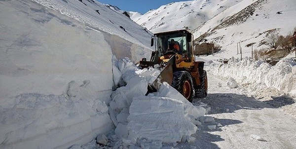 مسدود شدن راه روستایی