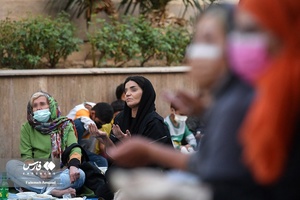 مراسم افطاری  مددجویان بهبود یافته از اعتیادتوسط موسسه نور سپید هدایت