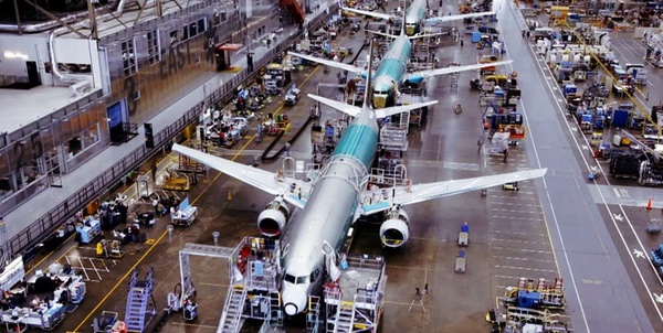 کارخانه هواپیما سازی بوئینگ 787