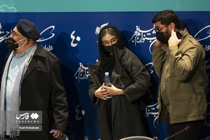 پایان نشست خبری  فیلم «ضد» در دهمین روزاز چهلمین جشنواره فیلم فجر