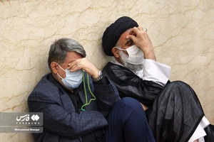 از سمت راست: حضور حجت الاسلام والمسلمین سیدعبدالنبی موسوی فرد، نماینده ولی فقیه در استان خوزستان در بزرگداشت مرحوم حجت‌الاسلام سید محسن شفیعی در اهواز