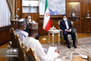 دیدار  وزیر مشاور در امور خارجه نیجریه با محمد مخبر معاون اول رئیس جمهور