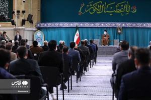 دیدار مداحان اهل‌بیت با رهبر انقلاب