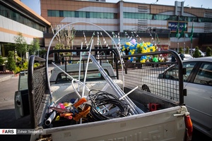 خودروی حامل تجهیزات نصب روشویی، توسط یکی از خیرین در اختیار گروه قرار گرفته است.