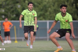 گزارش تصویری از تمرین تیم فوتبال پرسپولیس در کمپ تیم‌های ملی