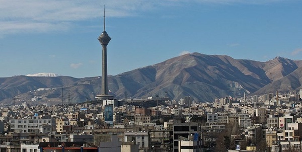 هوای تهران دما