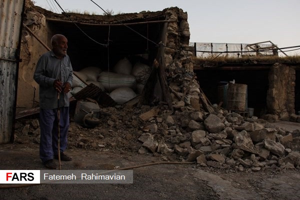 خسارت زلزله در گل گیر استان خوزستان