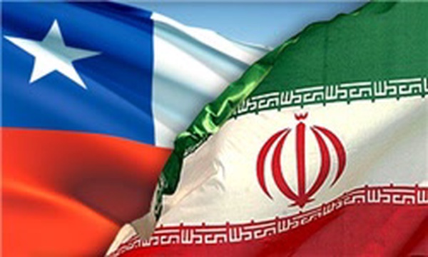 پرچم شیلی و ایران