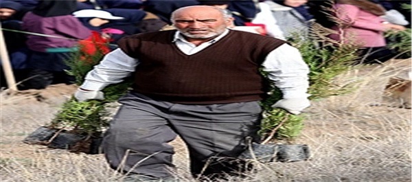 مراسم کاشت نهال و توسعه جنگل کاری جنوب زنجان