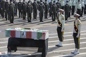 تشییع پیکر خلبان شهید امیر اسلامی ملکی از خلبانان نیروی انتظامی /ستاد هواناجا