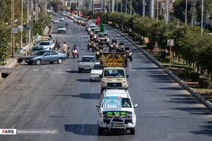 رژه خودرویی یگان های نظامی آجا/بلوار رحمت