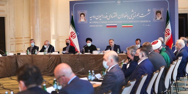نشست رئیسی با فعالات اقتصادی روسیه