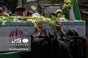 تشییع و خاکسپاری شهید «علی شوقی آلیکوهی»