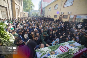 مراسم تشییع شهید مقداد مهقانی در گرگان 