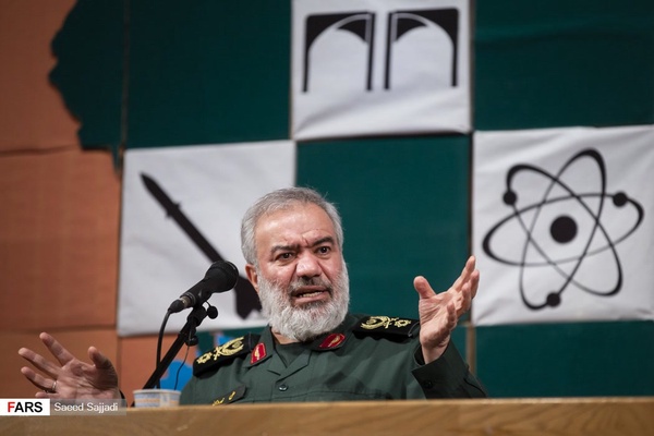 سخنرانی سردار علی فدوی جانشین فرمانده کل سپاه در  آیین بزرگداشت روز دانشجو در دانشگاه تهران
