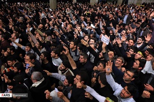 دیدار رهبر معظم  انقلاب با مردم آذربایجان شرقی