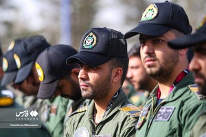 تشییع پیکر شهدای سقوط جنگنده ارتش در پایگاه هشتم شکاری نیروی هوایی