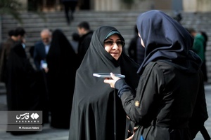 انسیه خزعلی  معاون امور زنان و خانواده رییس جمهور در حاشیه جلسه هیأت دولت