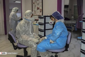 بخش ویژه «بیماران کرونا» بیمارستان امام رضا (ع) تبریز