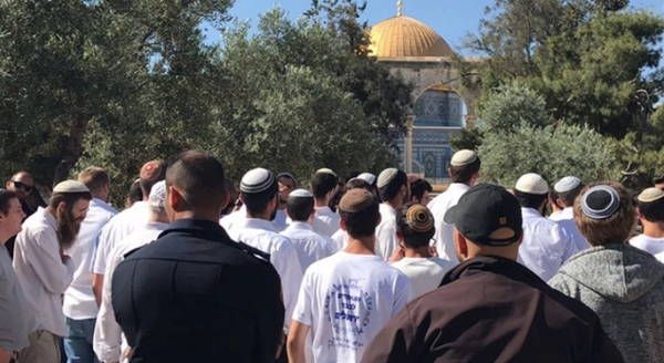 شهرک نشینان در مسجدالاقصی