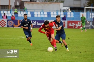 عکس| برد پرگل ملوان در مقابل ستارگان فولاد