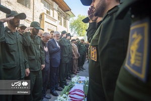مراسم تشییع شهید مقداد مهقانی در گرگان 