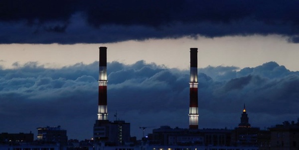 نیروگاه برق حرارتی روسیه در مسکو