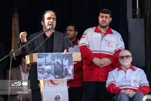 تجمع کادر بهداشت و درمان در محکومیت جنایات رژیم صهیونیستی