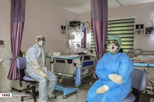 بخش ویژه «بیماران کرونا» بیمارستان امام رضا (ع) تبریز