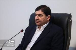 محمد مخبر معاون اول رئیس جمهور در مراسم امضای تفاهم نامه ساخت ورزشگاه جدید در تهران