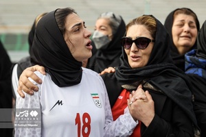 وداع با «ملیکا محمدی» در ورزشگاه آزادی