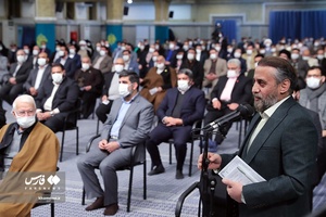 دیدار مداحان اهل‌بیت با رهبر انقلاب