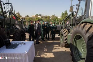 بازدید  سرلشکر حسین سلامی فرمانده کل سپاه از دستاوردهای راهبردی سپاه  در حوزه چک و خنثی‌سازی بمب