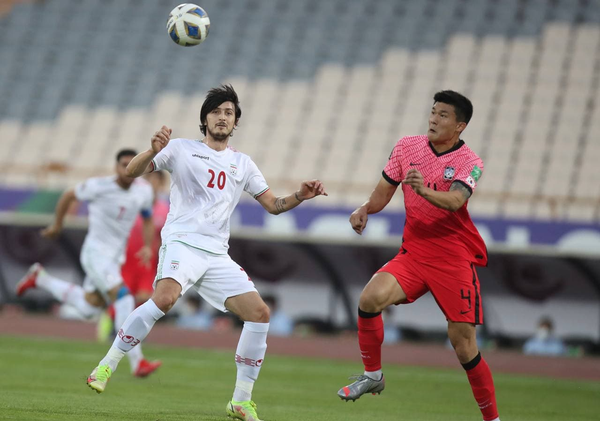 تیم ملی فوتبال ایران و کره جنوبی، ایران و کره جنوبی، تیم ملی ایران و کره جنوبی