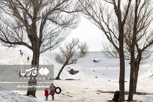 تیوپ سواری در دامنه کوه میشو