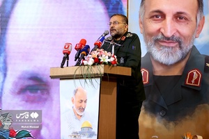 سخنرانی سردار غلامرضا سلیمانی رئیس سازمان بسیج در دومین سالگرد شهادت سردار سیدمحمدحجازی