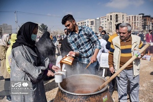 جشنواره سمنو پزان در بجنورد