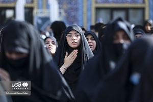 اجتماع عزاداران آقامرتضی علی(ع) در آستان مقدس امام زاده صالح(ع) تجریش 