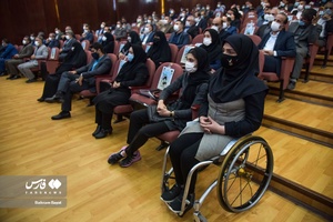 حضور ورزشکاران المپیکی و پارالمپیکی استان در آئین تکریم و معارفه استانداران قدیم و جدید زنجان | سالن همایش های بین المللی روزبه زنجان