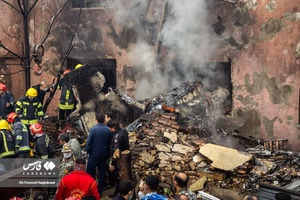 سقوط هواپیمای جنگنده در تبریز