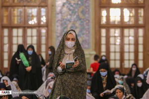 گزارش تصویری| مراسم دعای عرفه حسینی در حرم مطهر رضوی