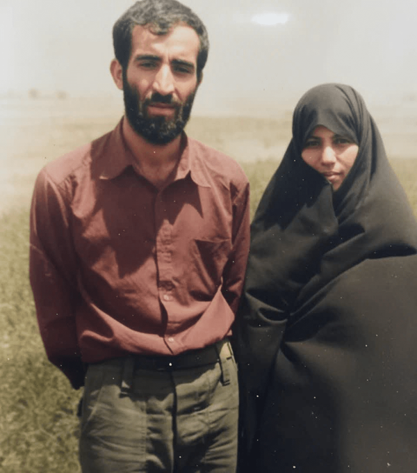 عکسی منتشرنشده از سپهبد شهید علی شادمانی و همسرش