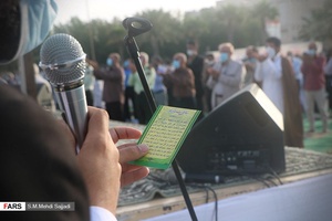 نماز عید سعید فطر در ساحل بوشهر