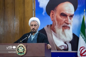 سخنرانی حجت الاسلام والمسلمین صنعتی پور رئیس عقیدتی سیاسی در جشنواره فرهنگی جوان سرباز حضرت علی اکبر(ع)